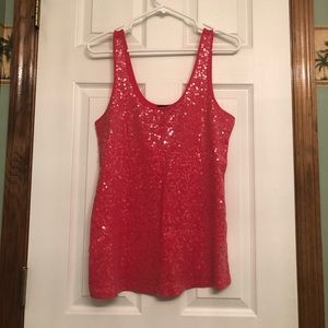 Sequin Tank 🌺